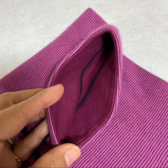 Sweater XL Woman’s Reversible Full Zip Sweatshirt Jacket Wine Black Long Sleeve - Picture 8 of 14